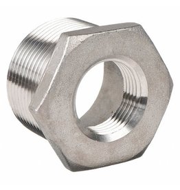 1 1/4" x 1" STAINLESS STEEL BUSHING