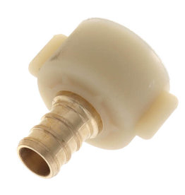 1/2" PEX Crimp x 7/8"  Straight Swivel Toilet Connector