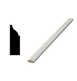 1/2" X 1/2" DOOR STOP 8' WHITE