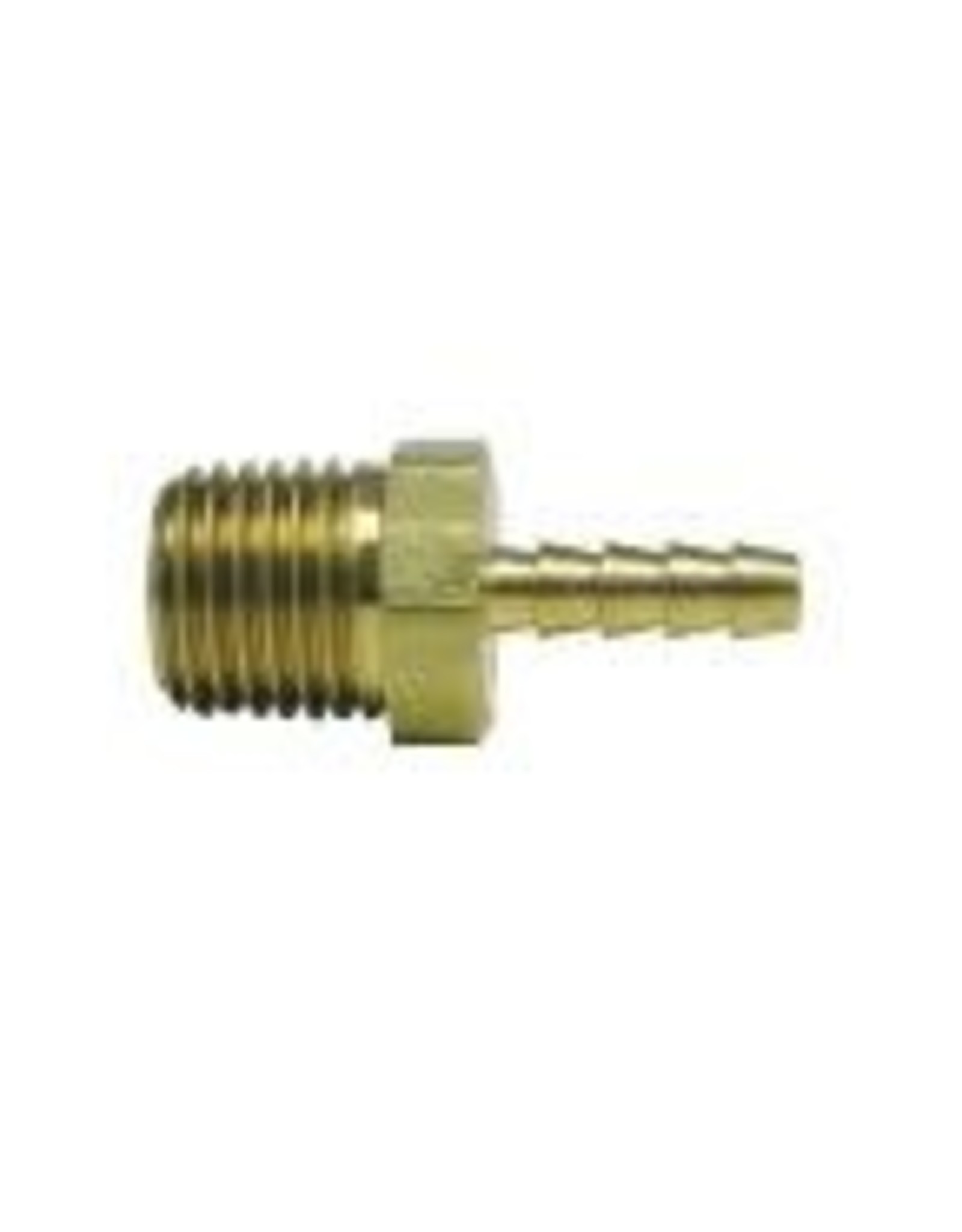 1/4 in. x 3/8 in. Barbed Fitting with Clamp
