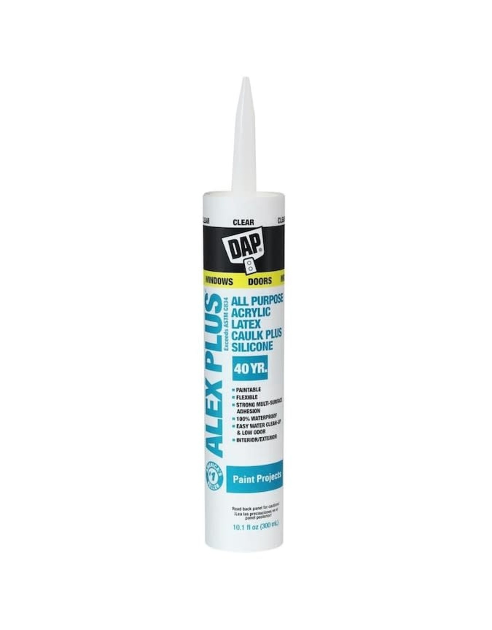 10.1-oz Clear Plus Latex Caulk