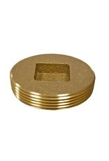 2 1/2" Brass Cleanout Plug
