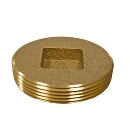 2 1/2" Brass Cleanout Plug