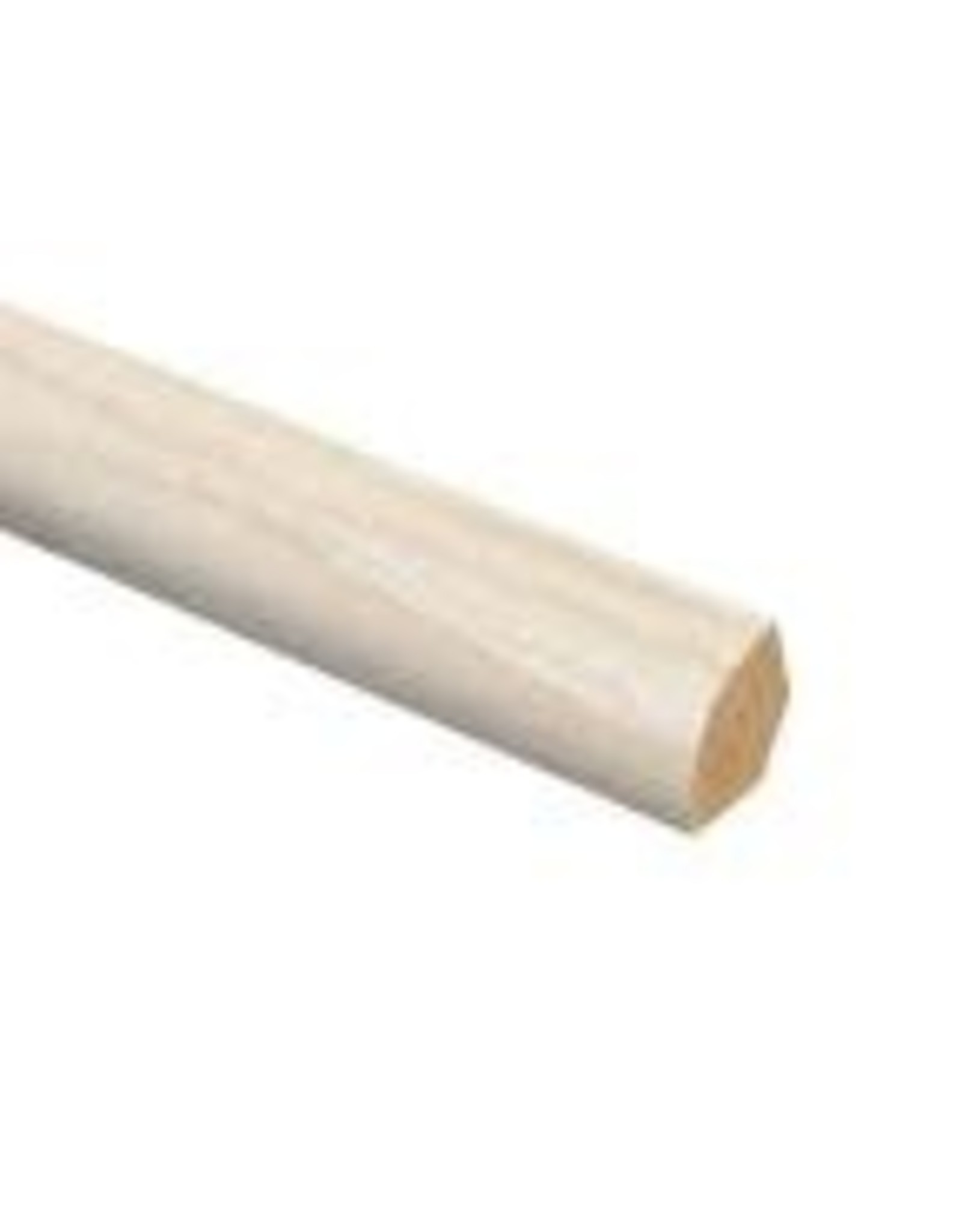 3/8" X 5/8" WHITE 8' 1/4 ROUND MOLDING