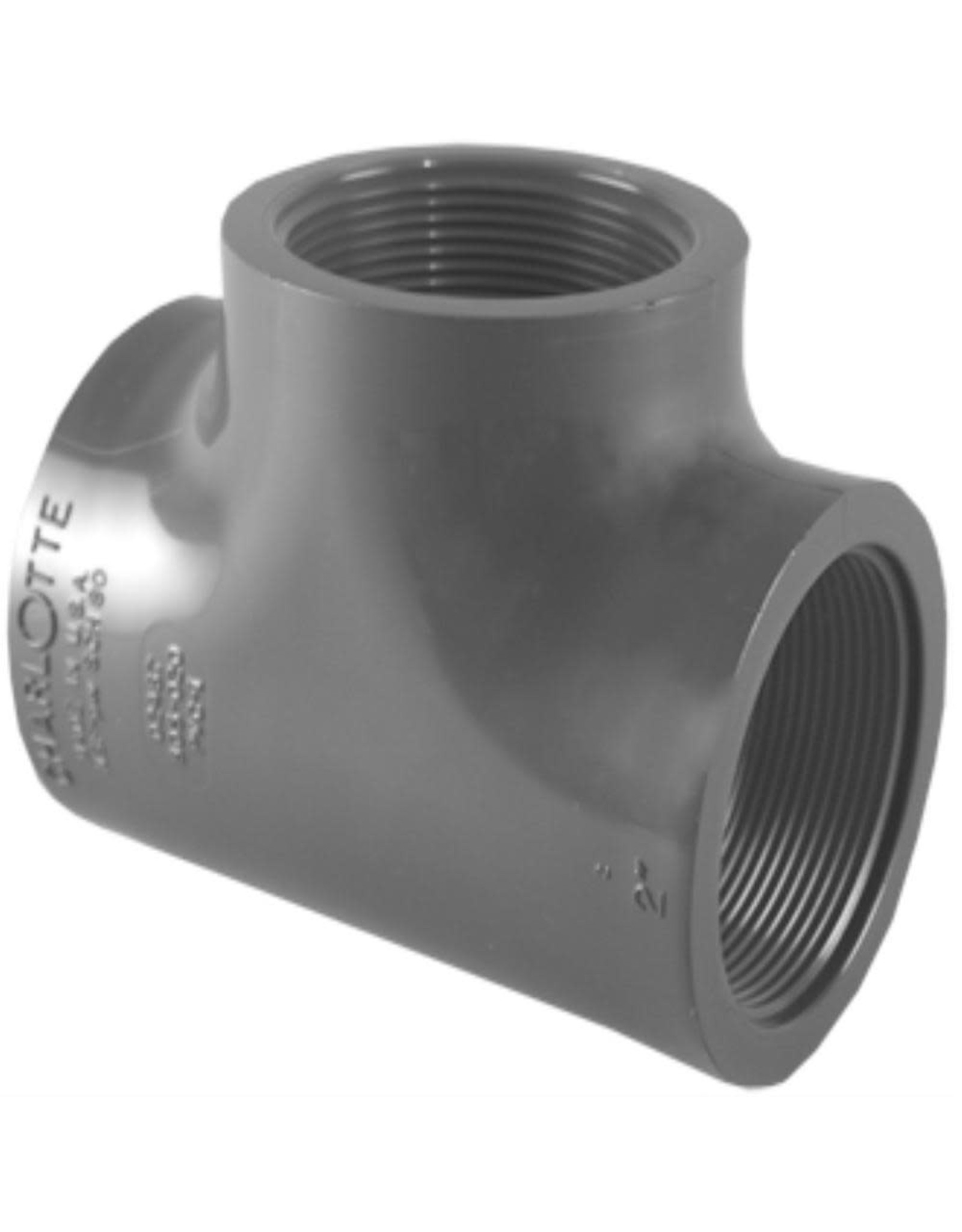 4" SCH 80 PVC THREADED TEE