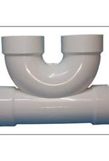 3" PVC/DWV U SHAPED DOUBLE CLEANOUT