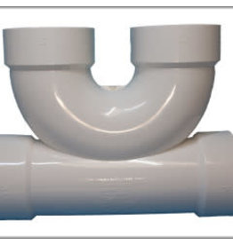 3" PVC/DWV U SHAPED DOUBLE CLEANOUT