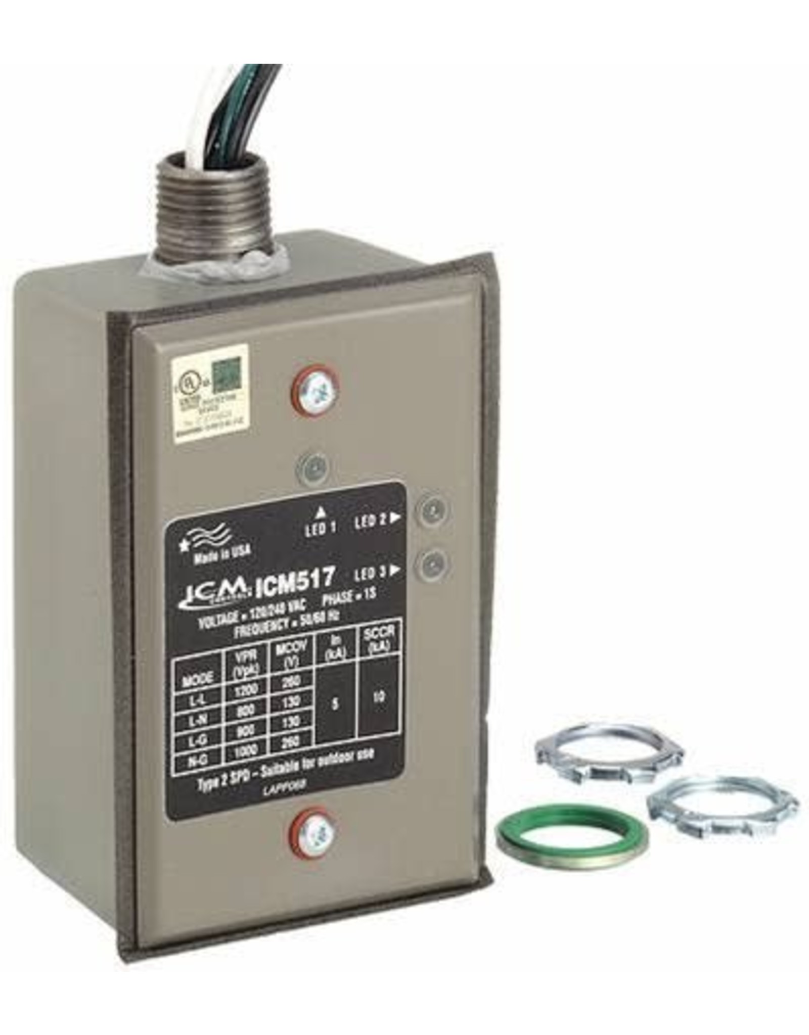 DELTA SINGLE PHASE SURGE ARRESTOR