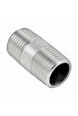 1" X 2" STAINLESS STEEL NIPPLE