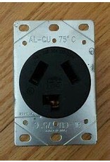DRYER RECEPTACLE FLUSH MOUNT 30AMP  3W