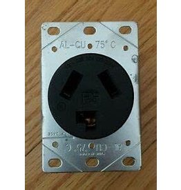 DRYER RECEPTACLE FLUSH MOUNT 30AMP  3W