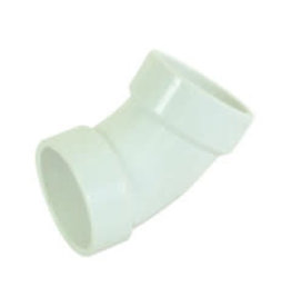 6" PVC DWV 22 1/2 DEG ELBOW