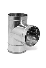 8" SINGLE WALL VENT TEE