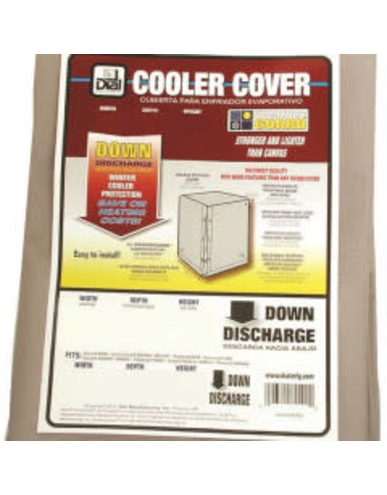 Evaporative Cooler Cover 42 X 52 X 35 Down Draft
