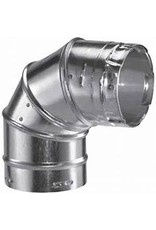 DOUBLE WALL 4"  ADJUSTABLE ELBOW