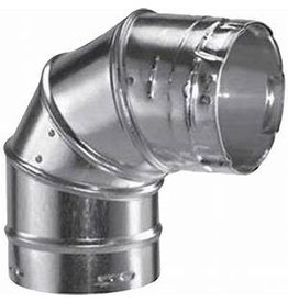 DOUBLE WALL 4"  ADJUSTABLE ELBOW