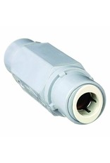 Pushfit Check Valve, 3/8 in, Single, Inline