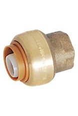 PUSHFIT BRASS CAP