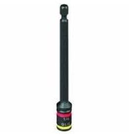 Malco 1/4" & 5/16" Dual-Sided Reversible Hex Chuck Driver w/ Easy Clean Magnet (6" Long)