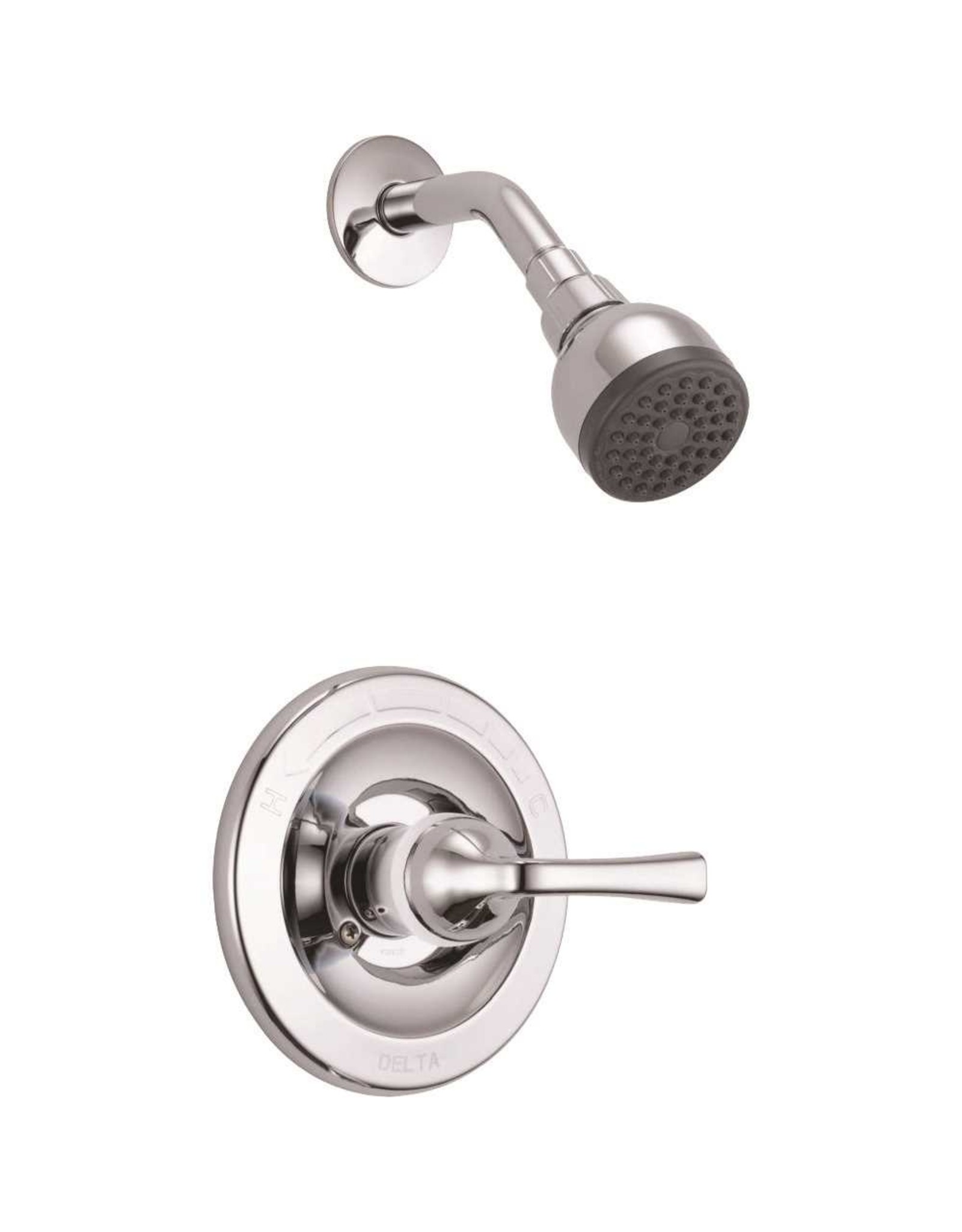 Delta Foundations Single-Handle 1-Spray Shower Faucet in Chrome (Valve Included)
