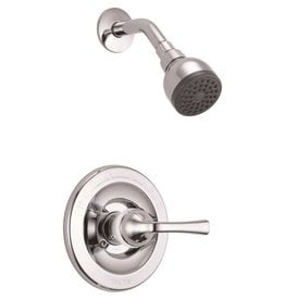 Delta Foundations Single-Handle 1-Spray Shower Faucet in Chrome (Valve Included)