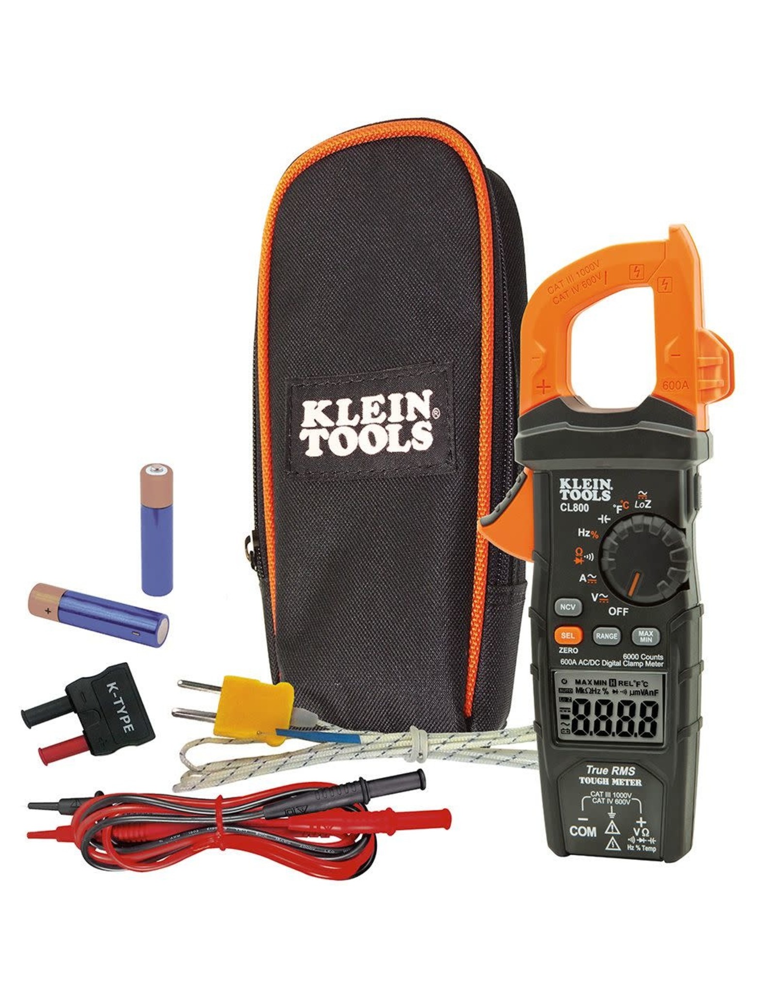 Klein Tools Klein Digital Clamp Meter, AC Auto-Range TRMS, Low Impedance (LoZ), Auto Off