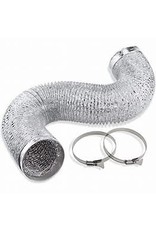 4"x8" Foil Flex Dryer Duct W/Clamps