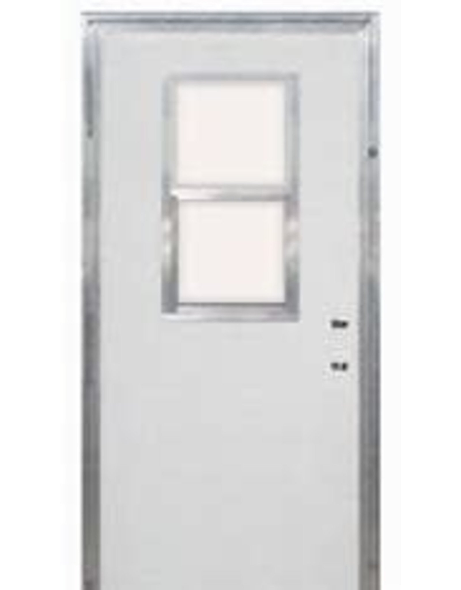 34" x 76" Mobile Home Door W/ Sliding Window, Deadbolt, Knobs, & Hardware