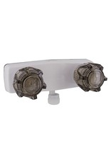4" Center Exposed Shower Valve/ White