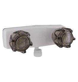 4" Center Exposed Shower Valve/ White