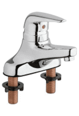 Chicago Faucets Deck Mounted One Handle  Sink Faucet with 4" Centers