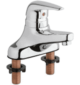 Chicago Faucets Deck Mounted One Handle  Sink Faucet with 4" Centers