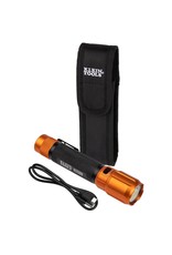 Klein Tools Rechargeable 2-Color LED Flashlight w/ Holster