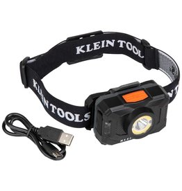 Klein Tools Rechargeable 2-Color LED Headlamp w/ Adjustable Strap