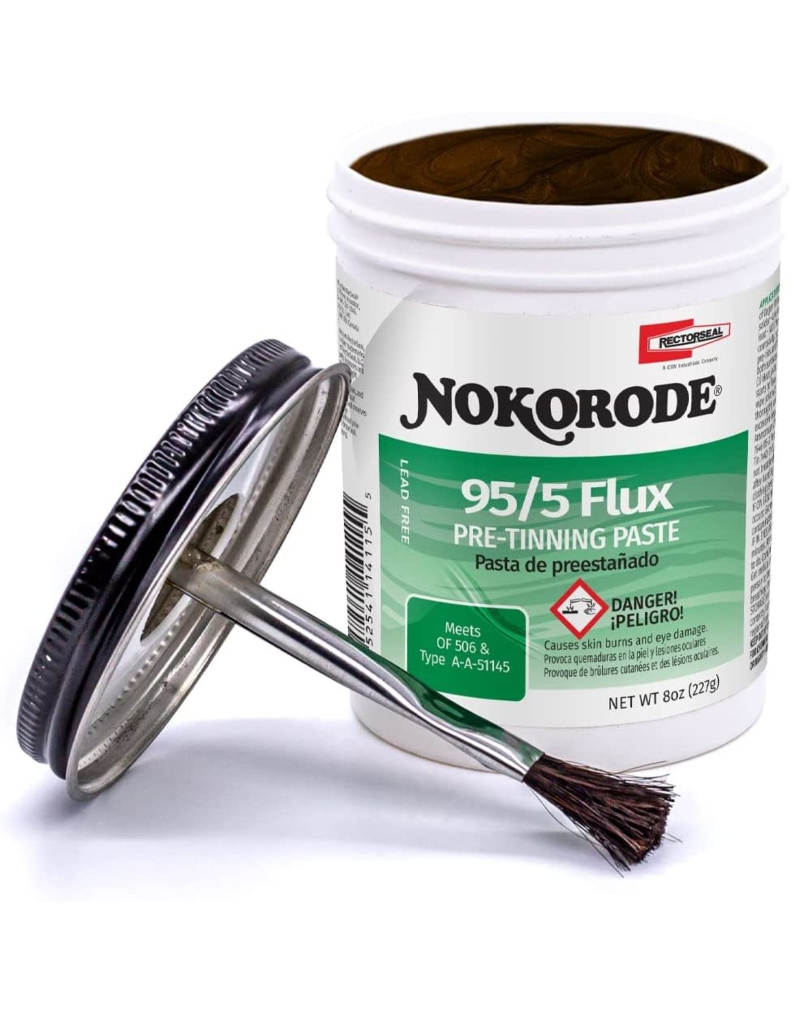 RECTORSEAL Nokorode 95/5 Pre-Tinning Paste, 8 oz.