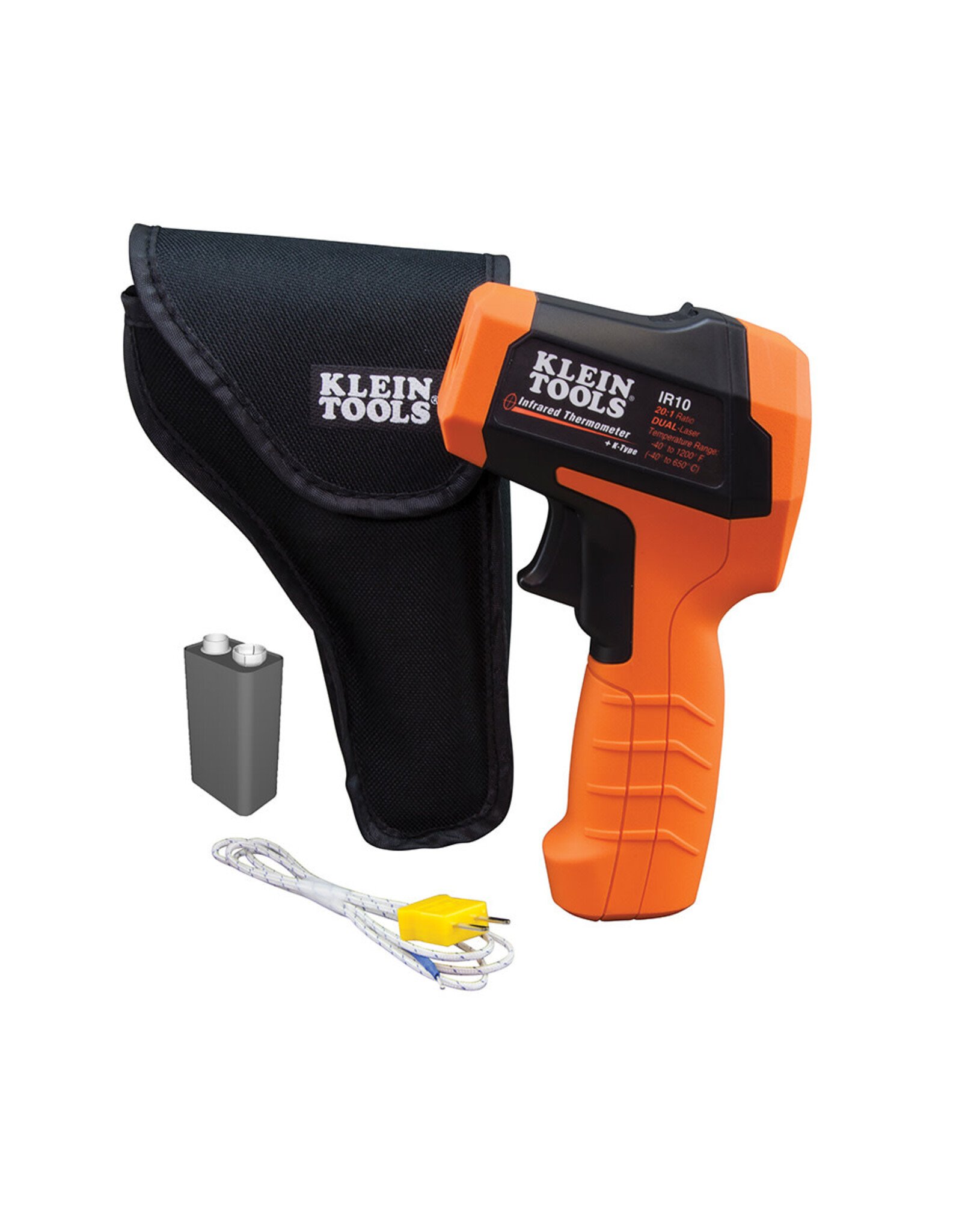 Klein Tools Dual-Laser Infrared Thermometer, 20:1