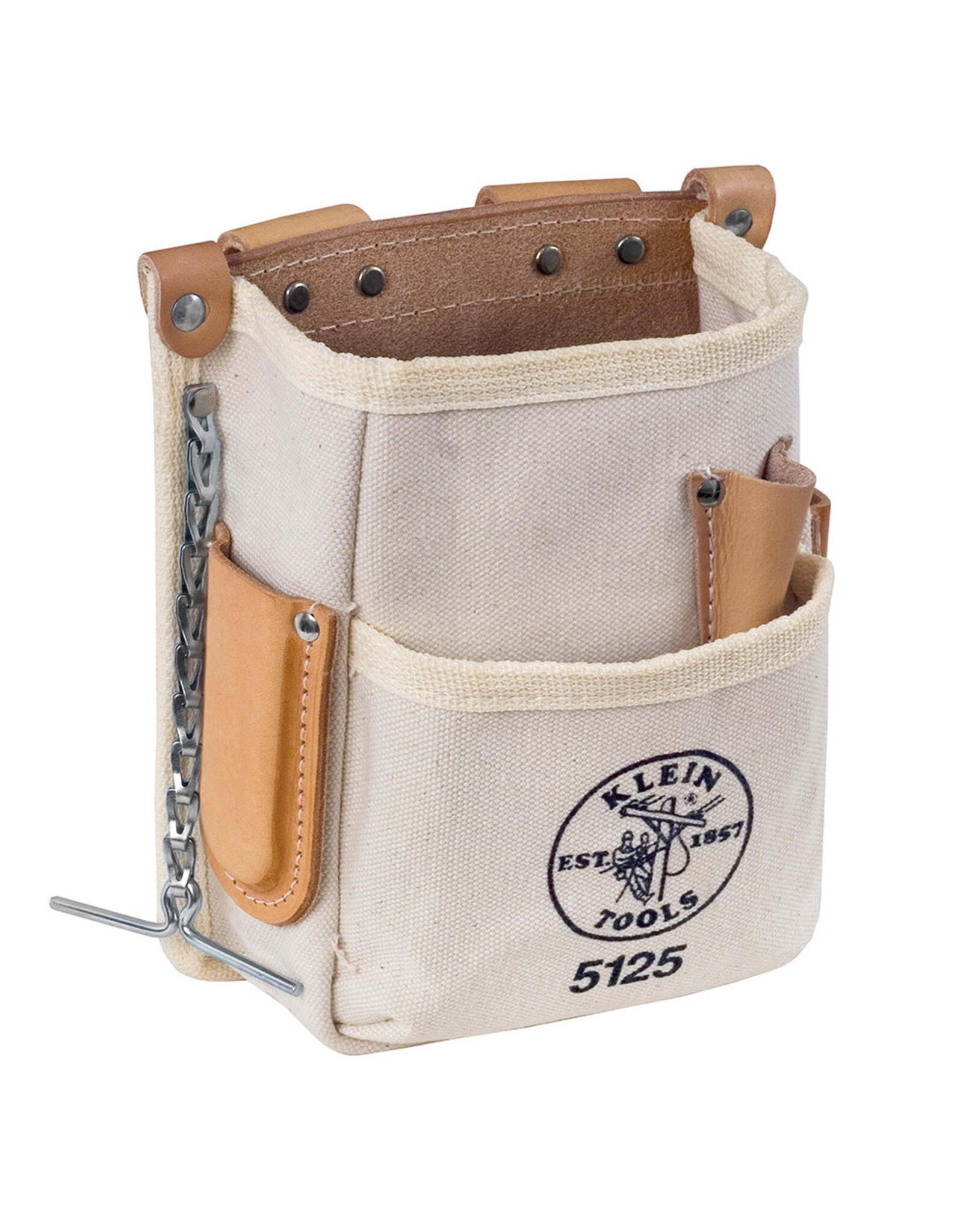 Klein Tools Tool Pouch, 5-Pocket, Canvas