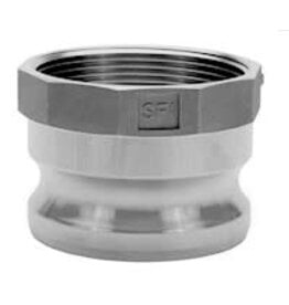 SEALFAST Aluminum Type A Female NPT x Male Adapter Cam and Groove Coupling