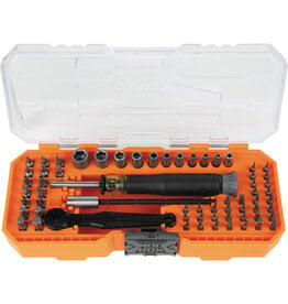 Klein Tools Precision Ratchet and Driver System, 64-Piece