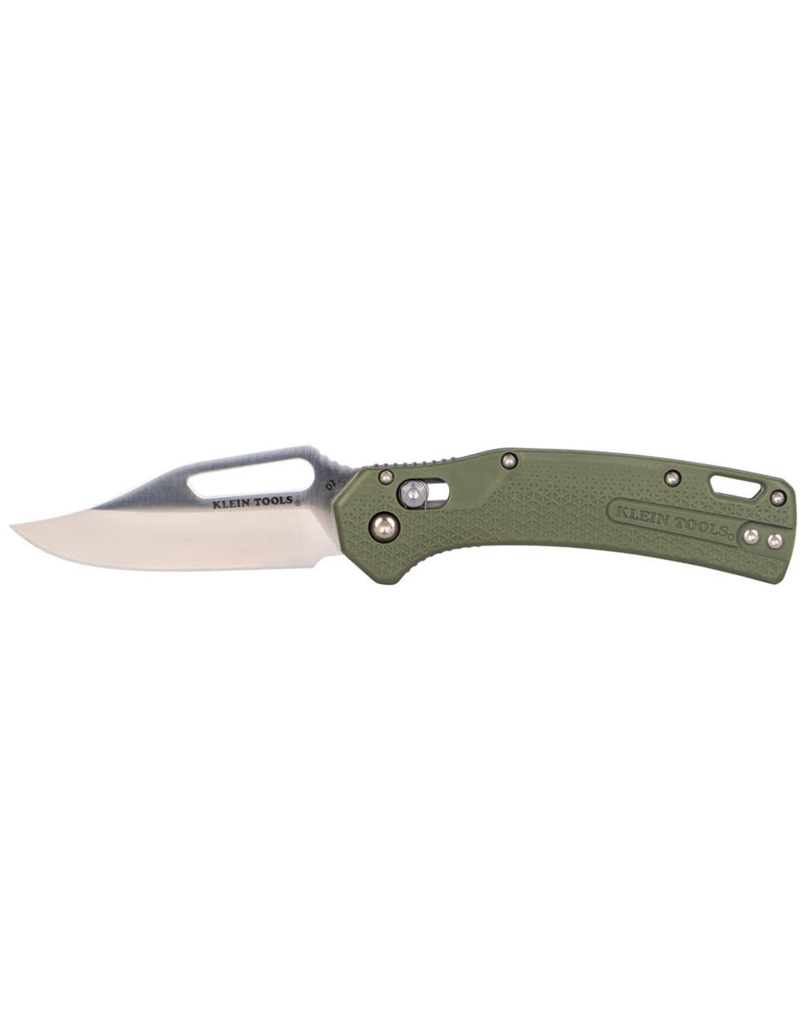 Klein Tools KTO Resurgence Knife, Clip Point Blade, Moss Green Handle
