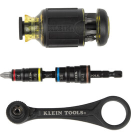 Klein Tools Flip Socket, Mini Ratchet and Multi-Bit Driver Set, 3-Piece