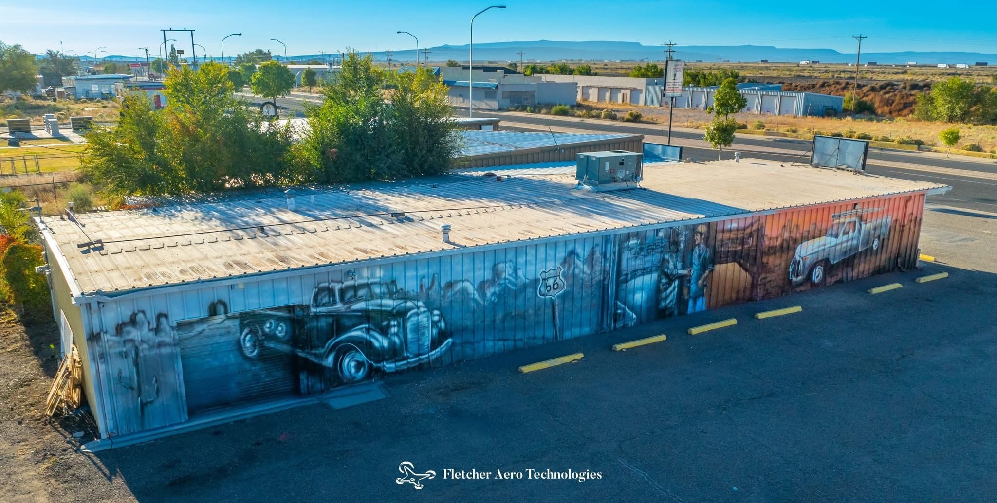 Then and Now Mural by the Emory Brothers