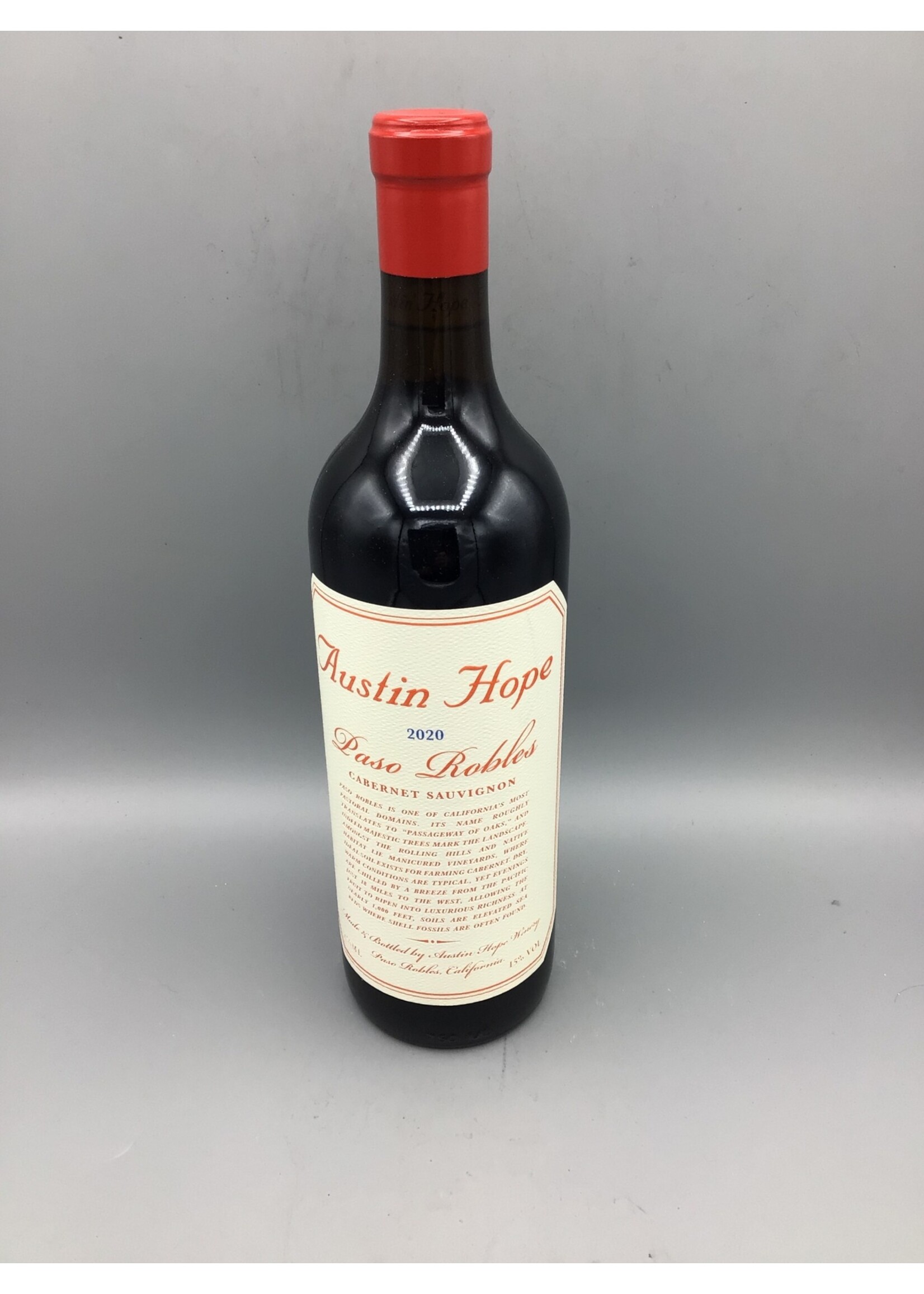 Austin Hope Paso Robles Cabernet Sauvignon 15% abv 750ml
