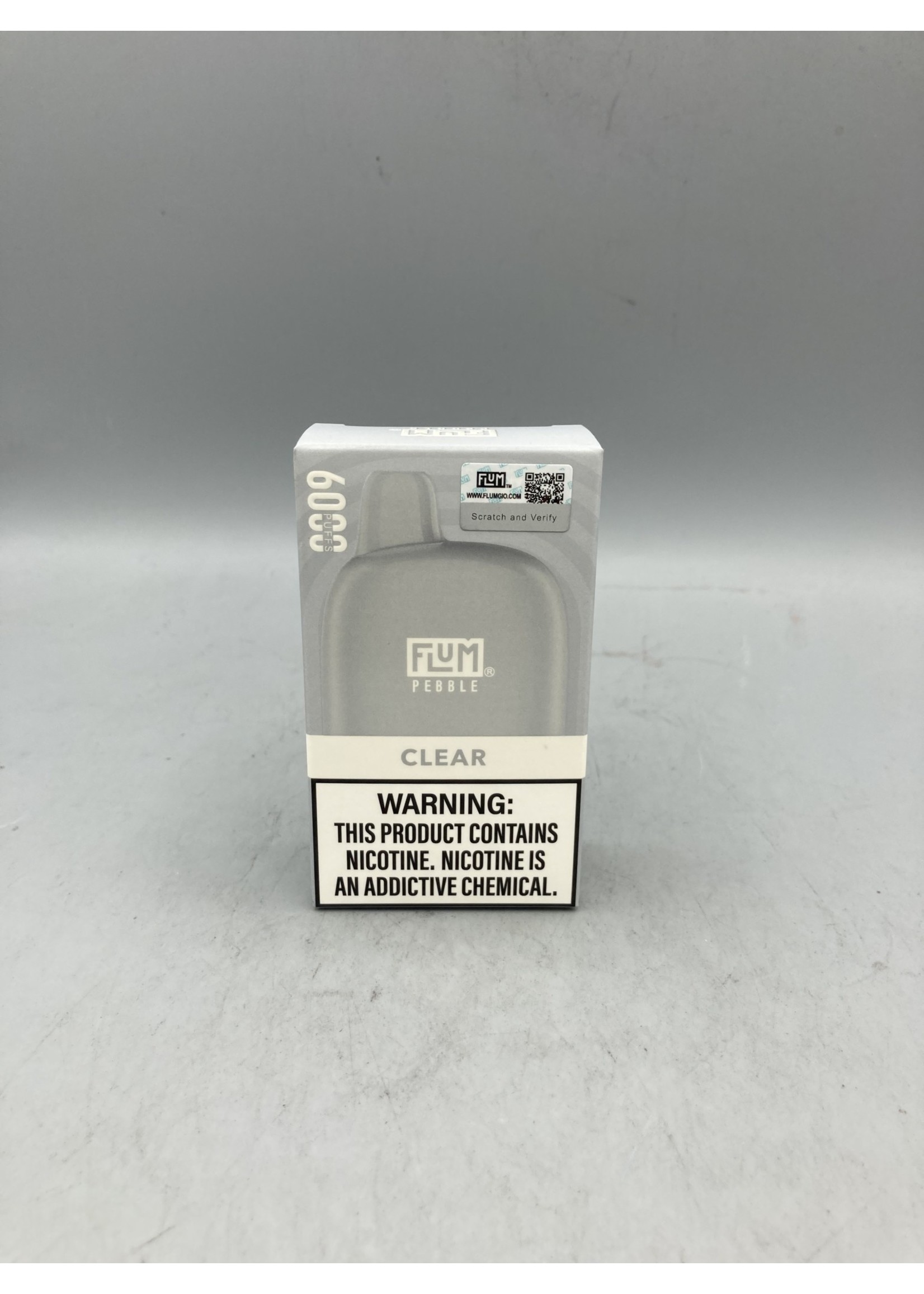 FLUM Flum Pebble  Clear 6000 Puffs Rechargeable