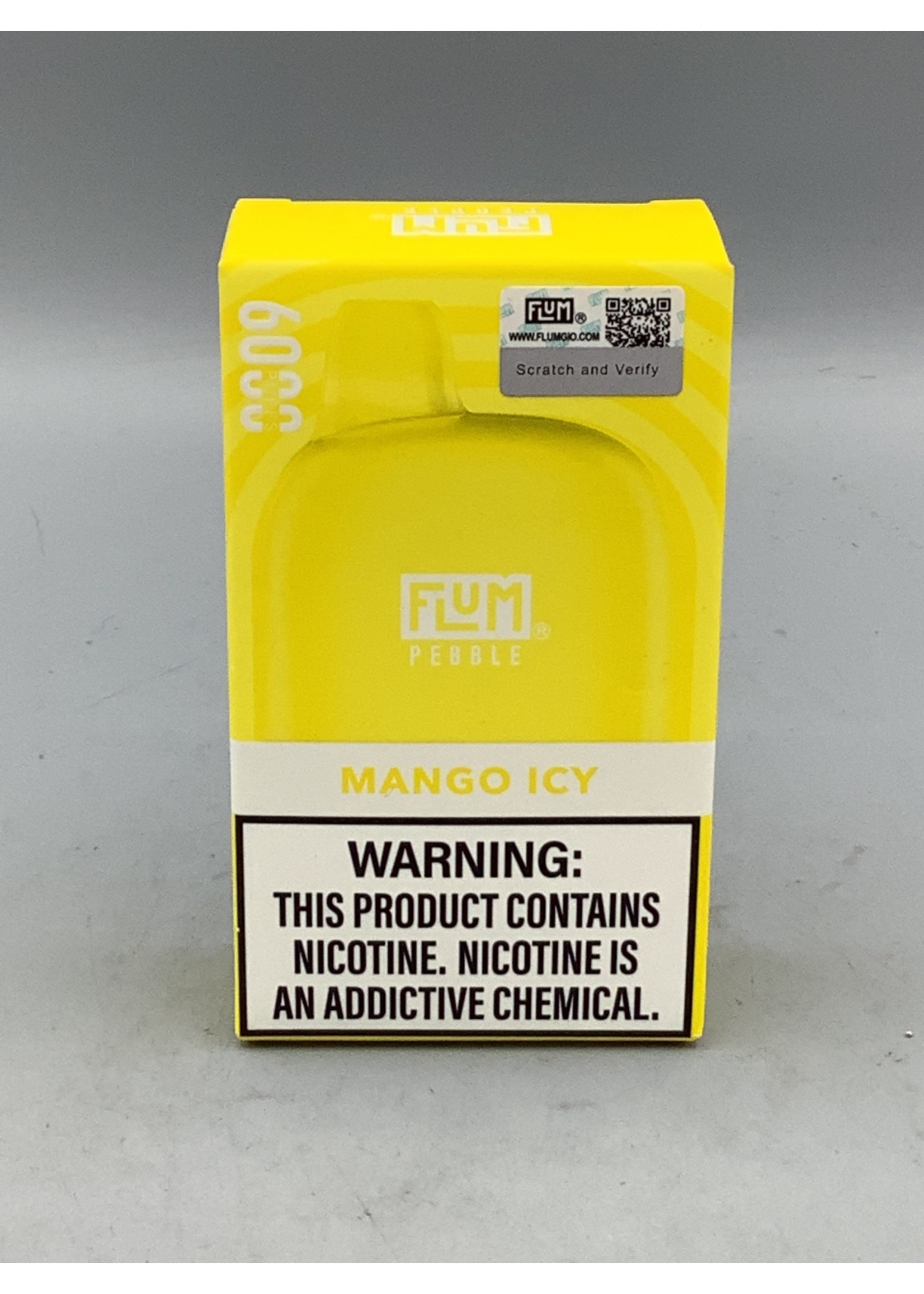 FLUM Flum Pebble  Mango icy 6000 Puffs Rechargeable
