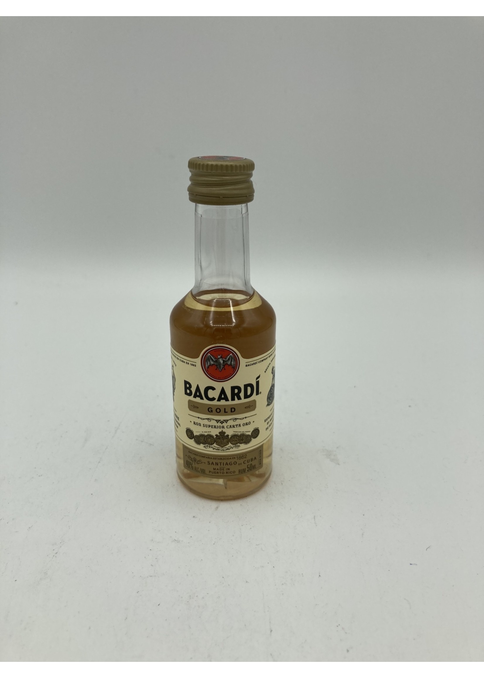 BACARDI Bacardi gold rum 40% abv 80 proof 50ml