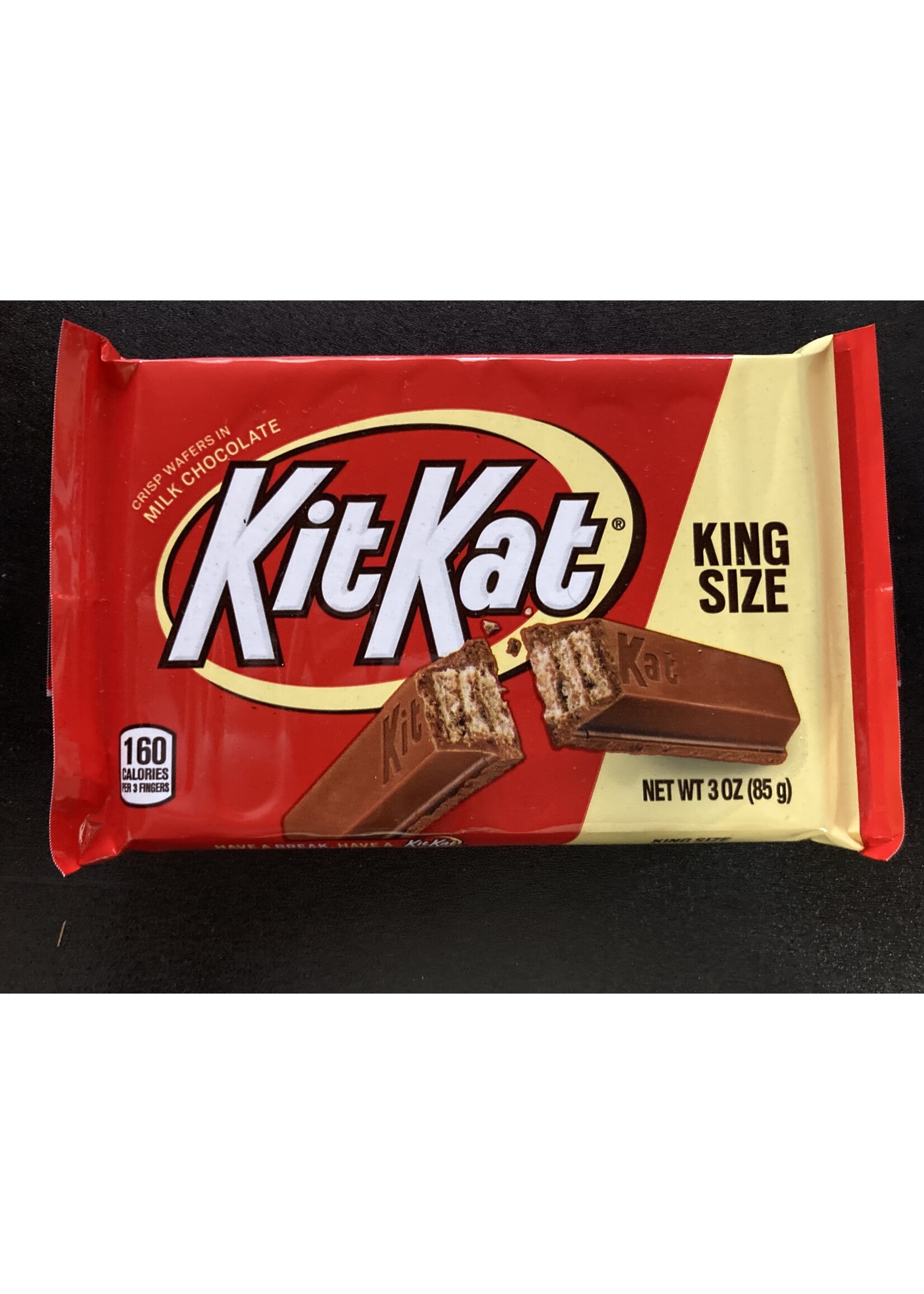 Kit Kat milk chocolate king size 3 oz (85g) bar