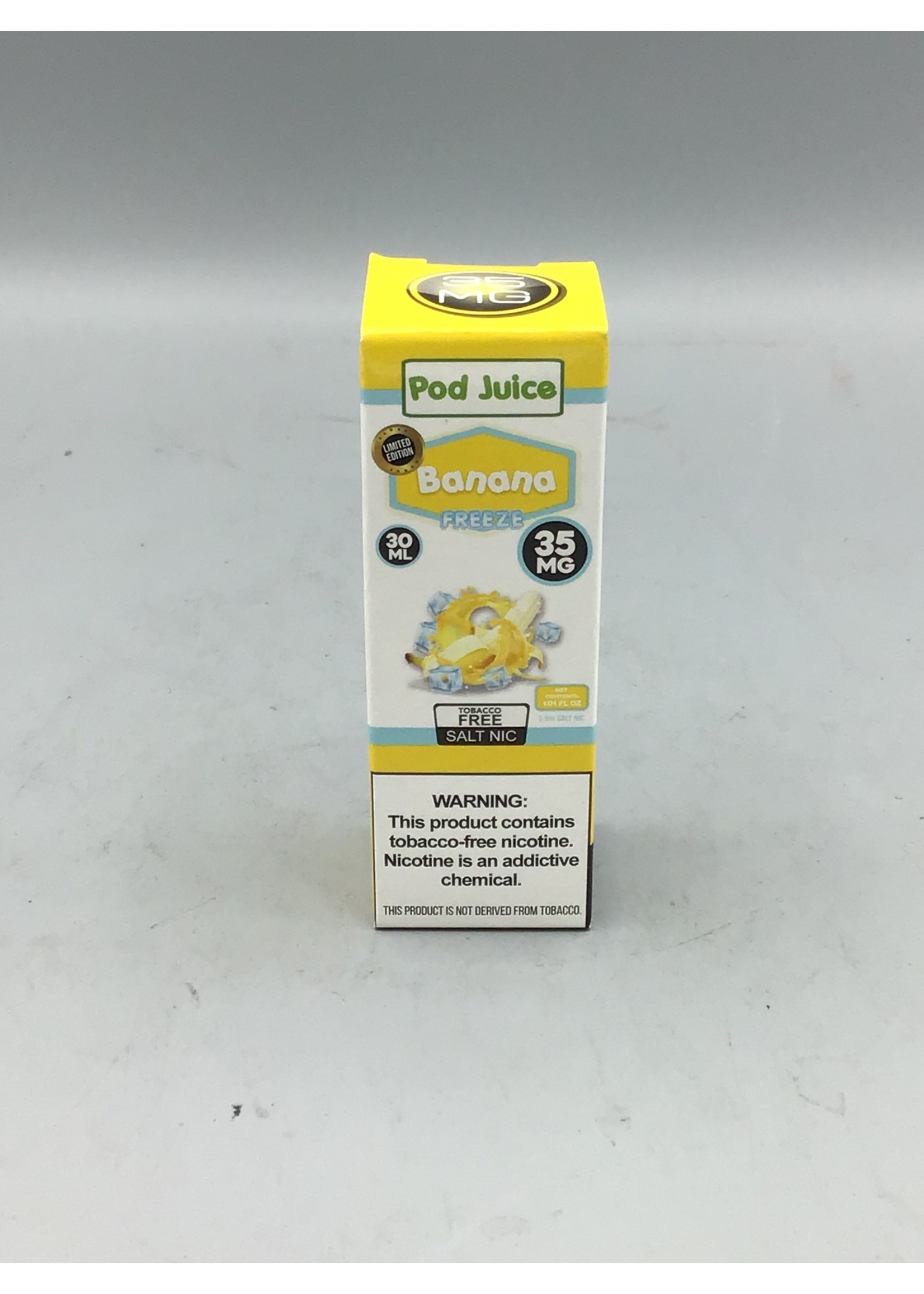 POP JUICE Pod juice banana freeze 35mg 30ml  bottle