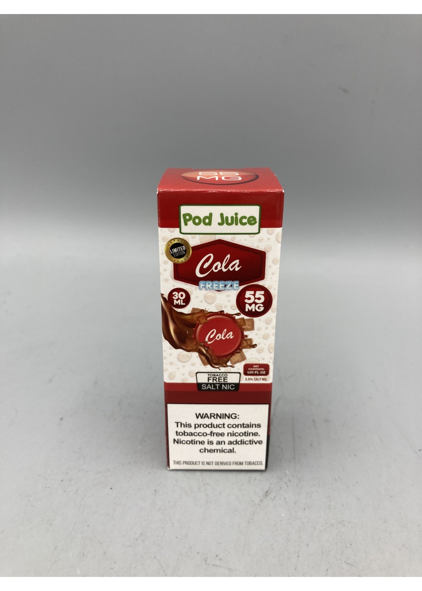 POP JUICE Pod juice cola freeze 55mg 30ml  bottle