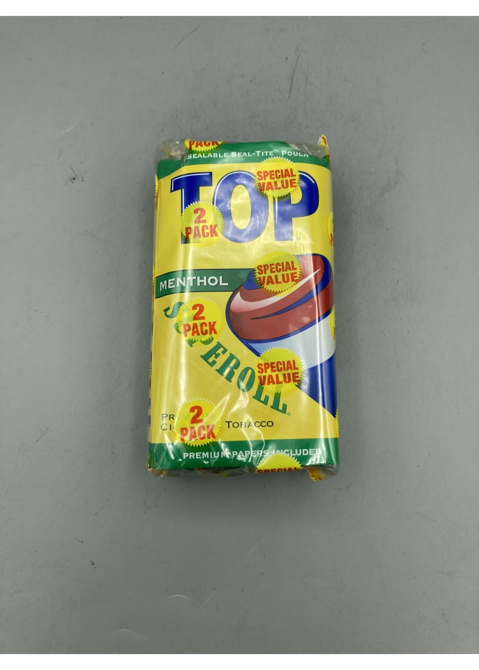 Top pouch rolling tobacco menthol 2pk-pouch